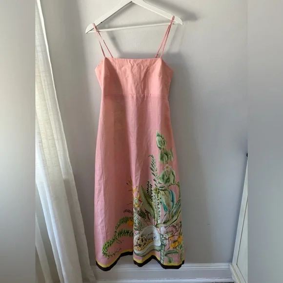 Alemais Papaya Sundress - Picture 3 of 5